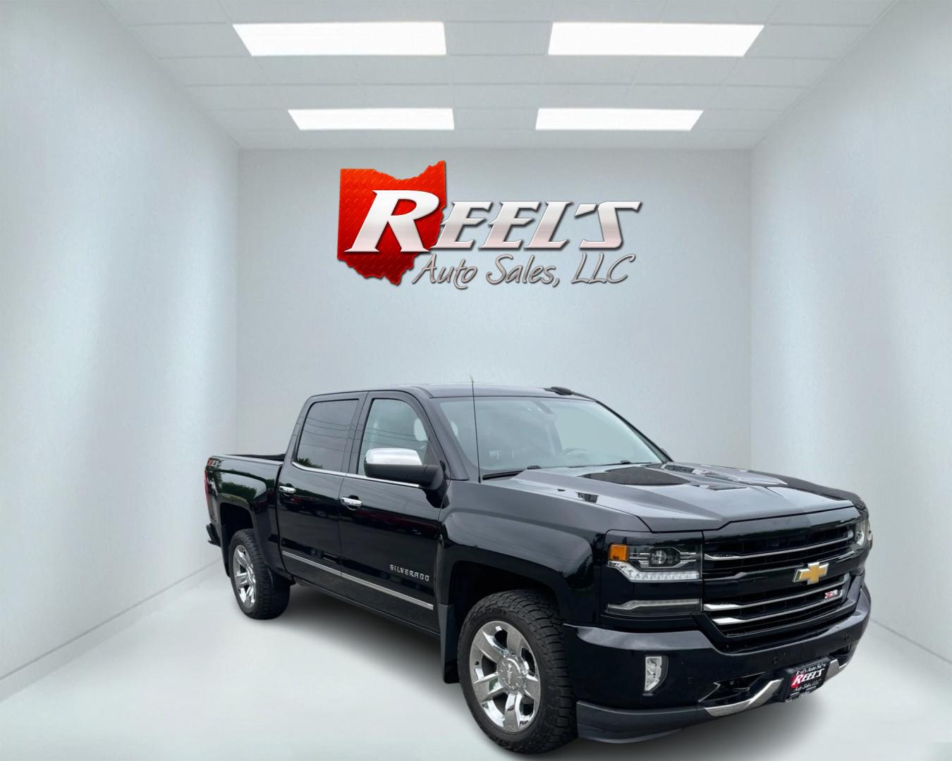 2018 Black /Black Chevrolet Silverado 1500 LTZ Z71 Crew Cab 4WD (3GCUKSEC4JG) with an 5.3L V8 OHV 16V engine, 8-Speed Automatic transmission, located at 547 E. Main St., Orwell, OH, 44076, (440) 437-5893, 41.535435, -80.847855 - This 2018 Chevrolet Silverado 1500 LTZ Z71 Crew Cab is a well-appointed and highly capable full-size pickup. It's powered by a 5.3L Vortec V8 engine paired with an 8-speed automatic transmission and 3.42 gearing, enabling an impressive 9,300-pound towing capacity. The Z71 off-road package includes f - Photo#3